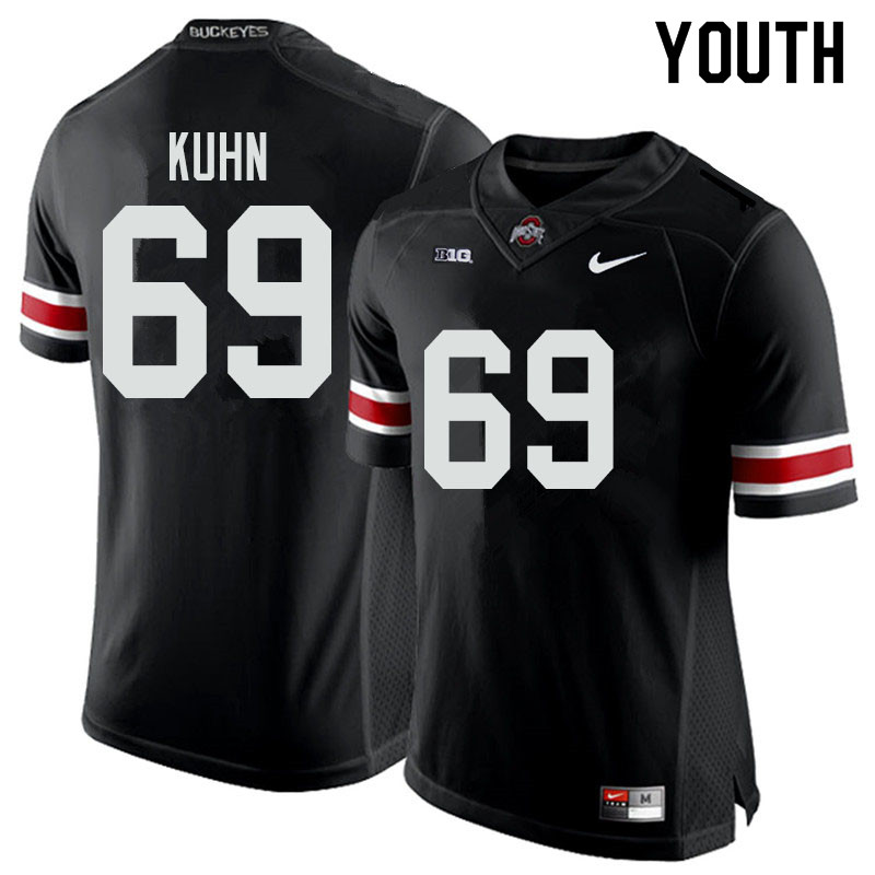 Youth #69 Chris Kuhn Ohio State Buckeyes College Football Jerseys Sale-Black